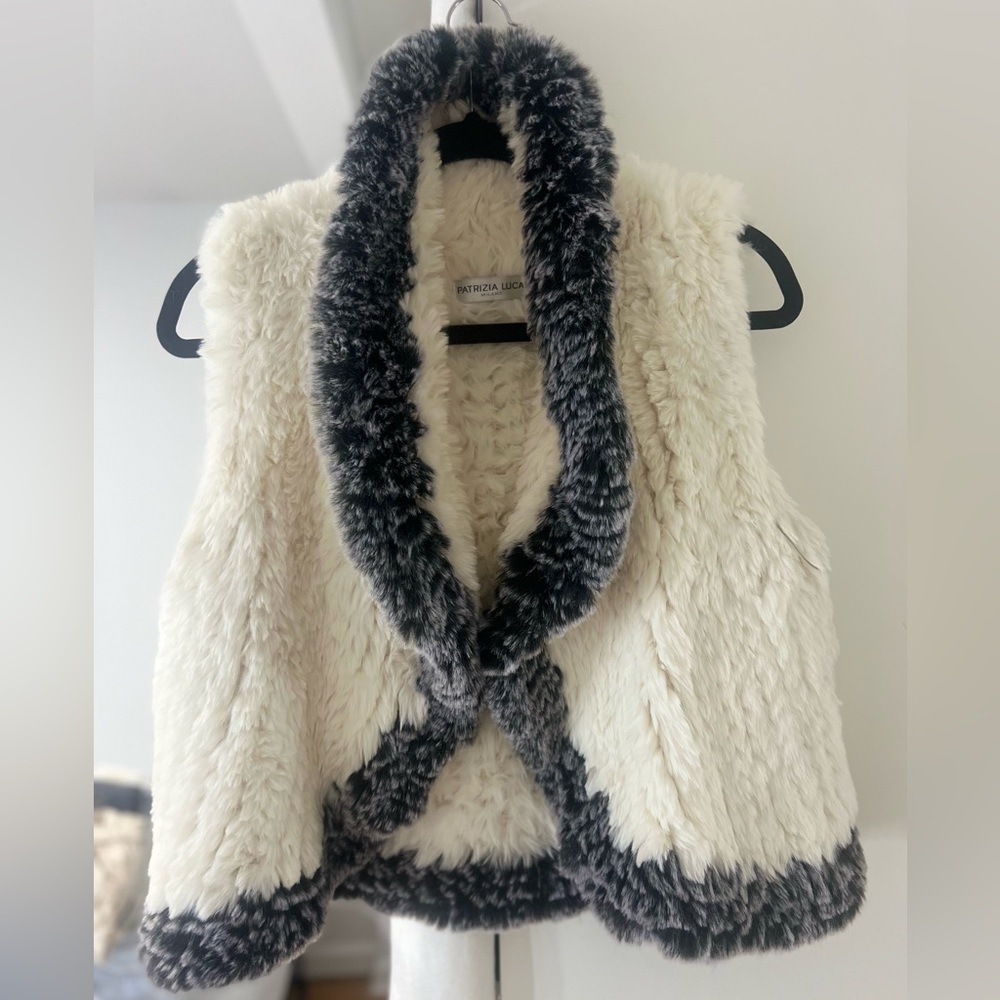 PATRIZIA LUCA MILANO FAUX FUR VEST